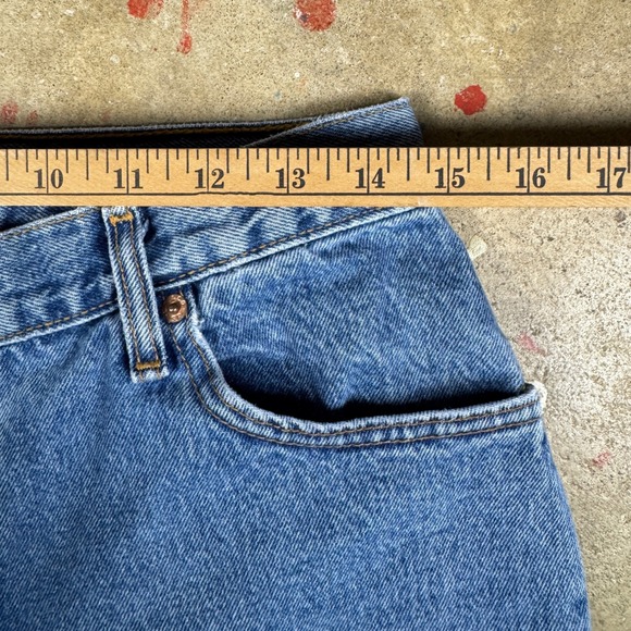 Vintage Levi's 550 Women's Jeans Size 12M Medium Wash Relaxed Fit Tapered Leg 00 - Picture 9 of 12